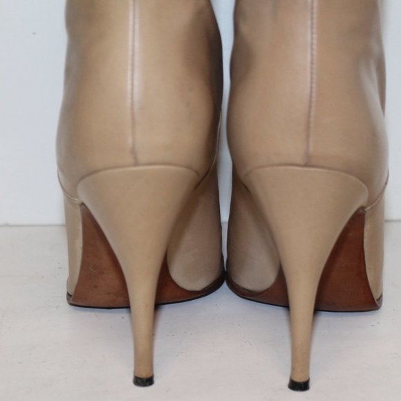 Vintage 80's Giorgio Beverly Hills Gloss Leather Knee High Boots - Picture 10 of 16